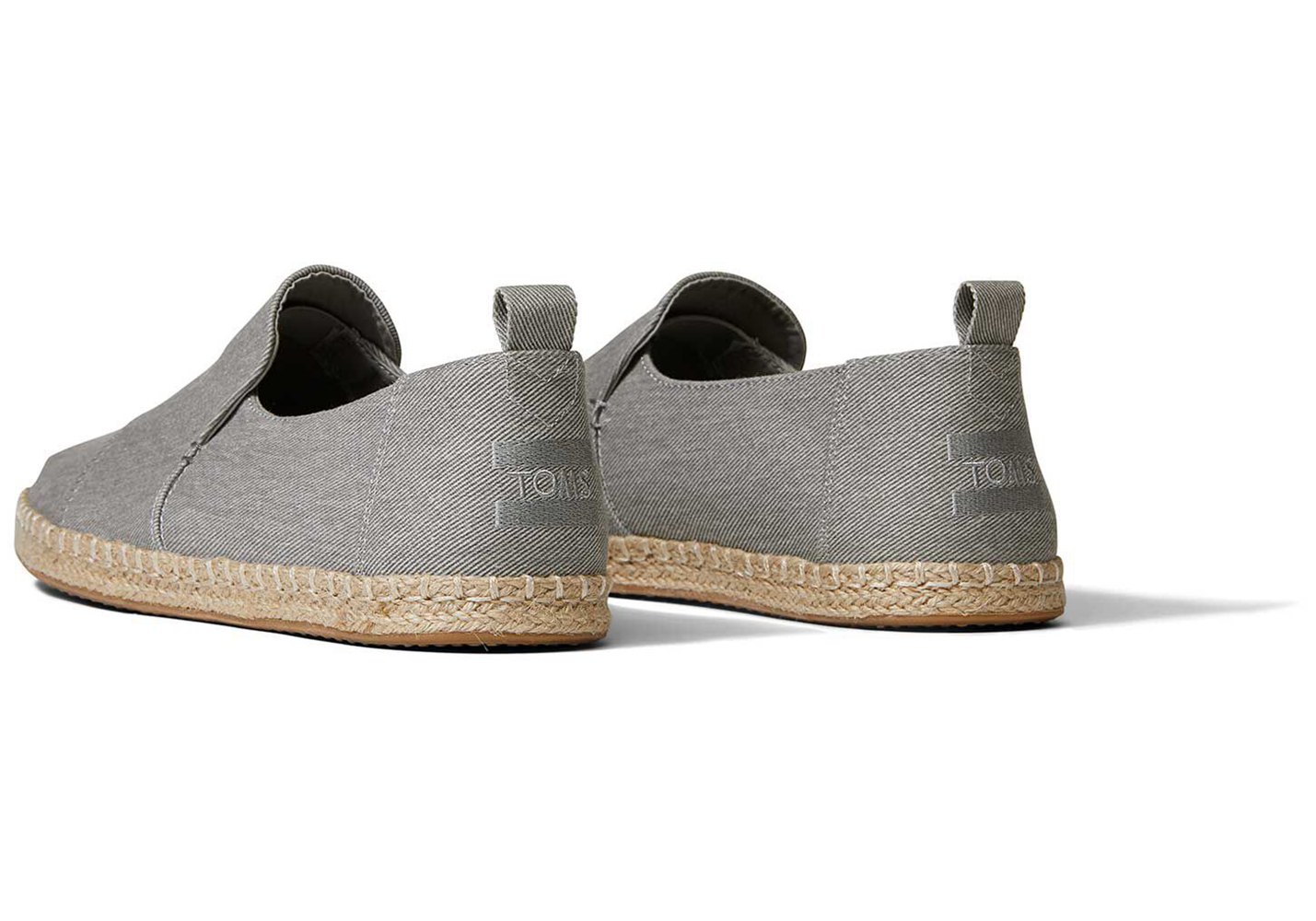 Toms Espadryle Męskie Szare - Alpargata Rope - 84IFSUJMG